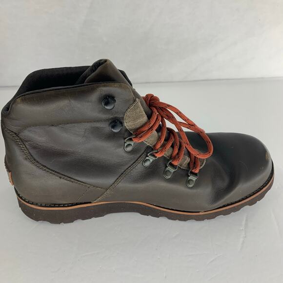 UGG Hafstein Waterproof Leather Lace-Up Boots Men's Size 10 - Picture 9 of 12
